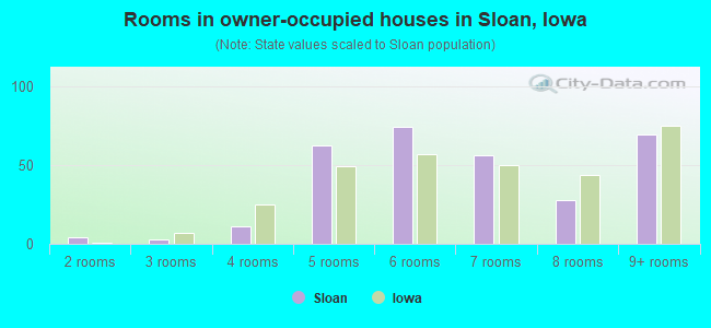 Rooms in owner-occupied houses in Sloan, Iowa