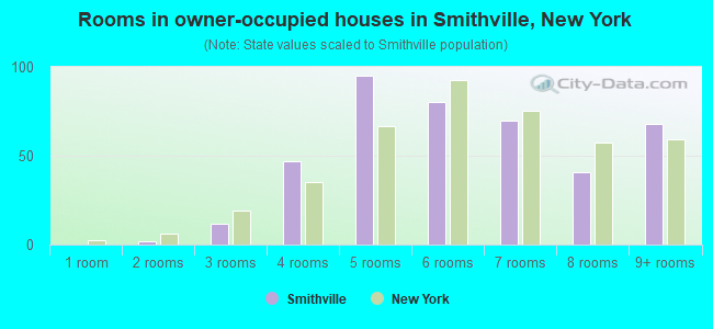 Rooms in owner-occupied houses in Smithville, New York