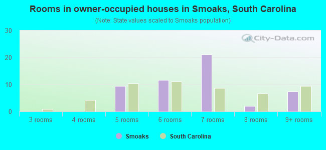 Rooms in owner-occupied houses in Smoaks, South Carolina