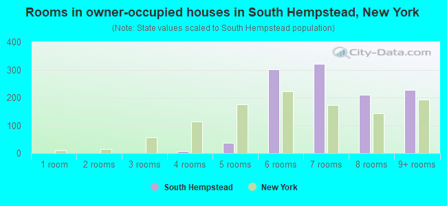 Rooms in owner-occupied houses in South Hempstead, New York