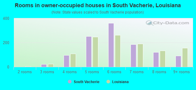 Rooms in owner-occupied houses in South Vacherie, Louisiana