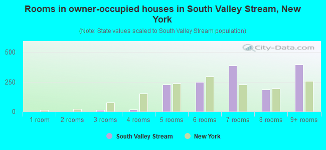 Rooms in owner-occupied houses in South Valley Stream, New York