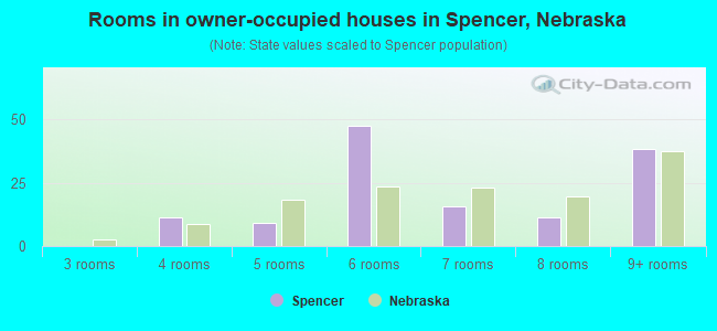 Rooms in owner-occupied houses in Spencer, Nebraska
