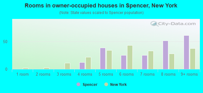 Rooms in owner-occupied houses in Spencer, New York