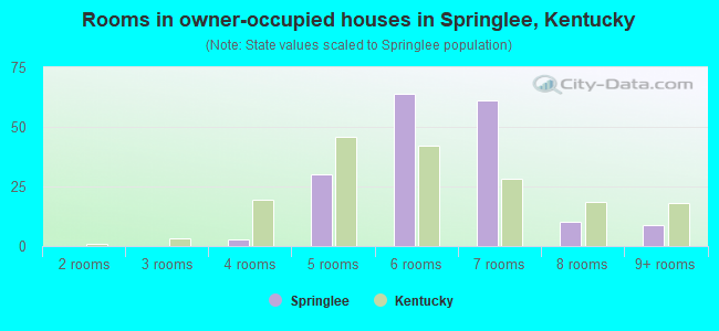 Rooms in owner-occupied houses in Springlee, Kentucky