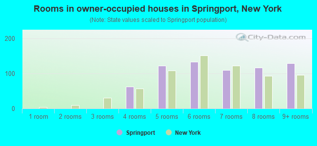 Rooms in owner-occupied houses in Springport, New York