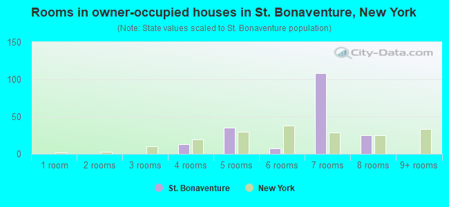 Rooms in owner-occupied houses in St. Bonaventure, New York