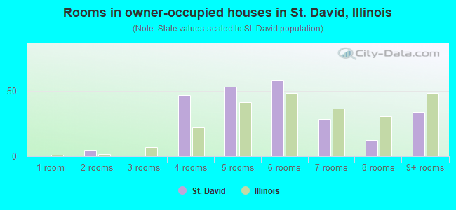 Rooms in owner-occupied houses in St. David, Illinois