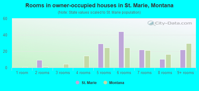 Rooms in owner-occupied houses in St. Marie, Montana