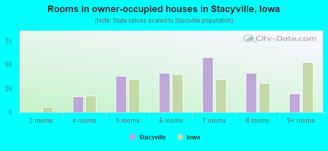 Rooms in owner-occupied houses in Stacyville, Iowa