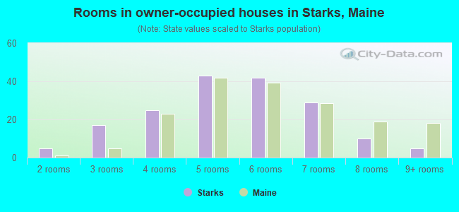 Rooms in owner-occupied houses in Starks, Maine