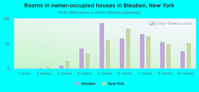 Rooms in owner-occupied houses in Steuben, New York