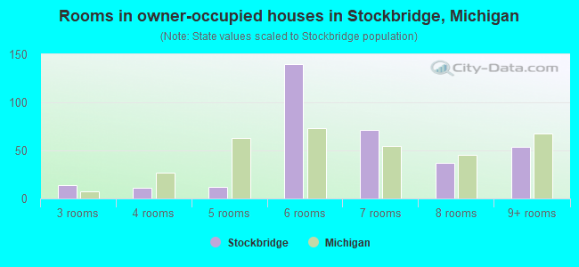Rooms in owner-occupied houses in Stockbridge, Michigan