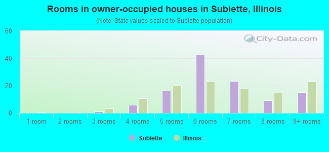 Rooms in owner-occupied houses in Sublette, Illinois