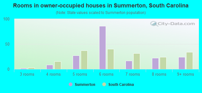 Rooms in owner-occupied houses in Summerton, South Carolina