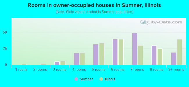 Rooms in owner-occupied houses in Sumner, Illinois