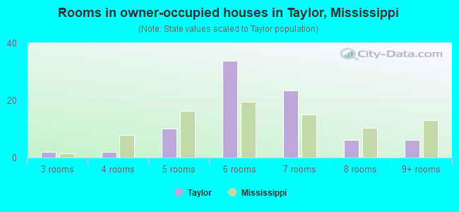 Rooms in owner-occupied houses in Taylor, Mississippi