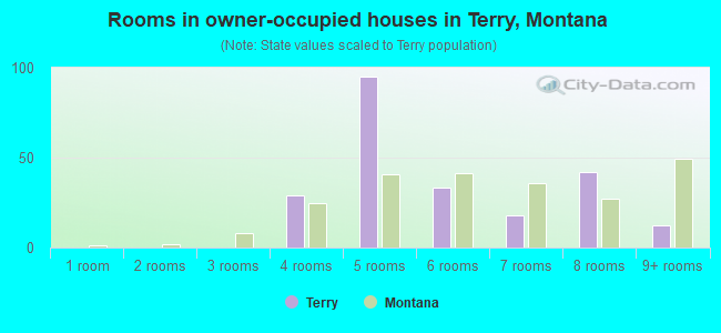 Rooms in owner-occupied houses in Terry, Montana