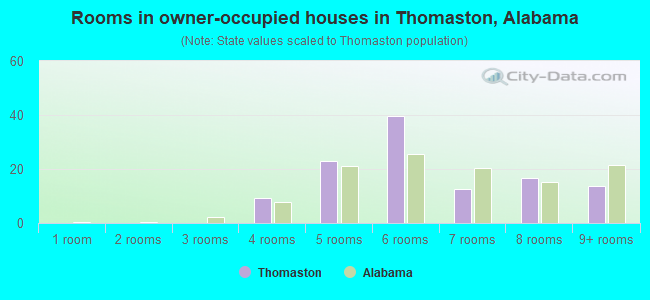 Rooms in owner-occupied houses in Thomaston, Alabama