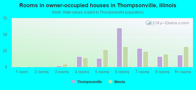 Rooms in owner-occupied houses in Thompsonville, Illinois