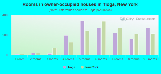 Rooms in owner-occupied houses in Tioga, New York