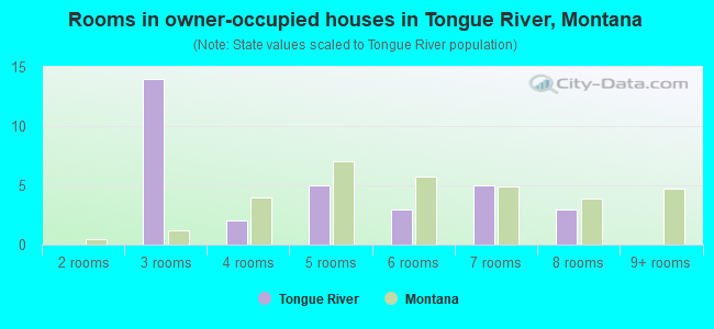 Rooms in owner-occupied houses in Tongue River, Montana