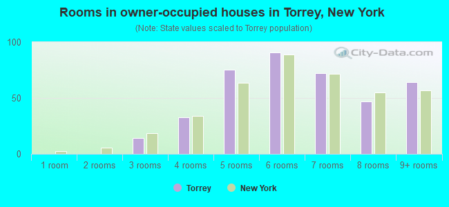 Rooms in owner-occupied houses in Torrey, New York