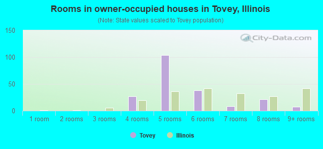 Rooms in owner-occupied houses in Tovey, Illinois