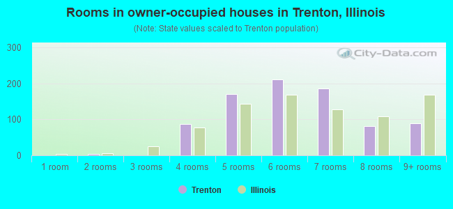 Rooms in owner-occupied houses in Trenton, Illinois