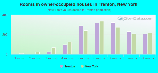 Rooms in owner-occupied houses in Trenton, New York