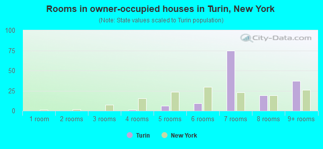 Rooms in owner-occupied houses in Turin, New York