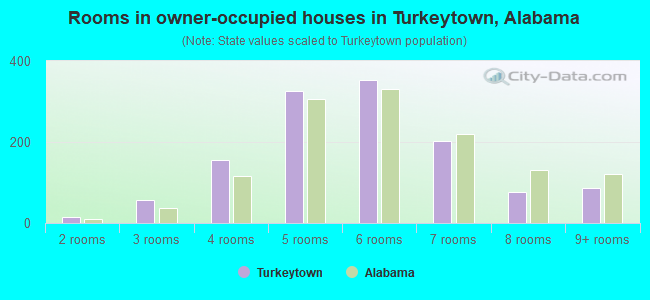 Rooms in owner-occupied houses in Turkeytown, Alabama