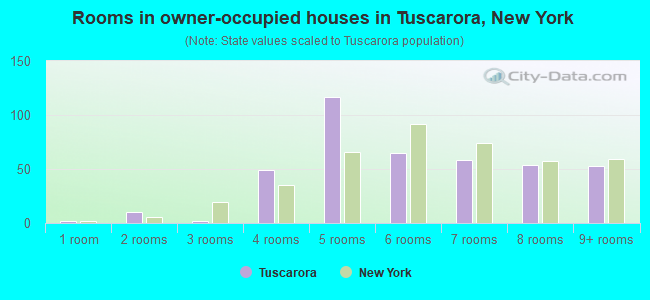 Rooms in owner-occupied houses in Tuscarora, New York