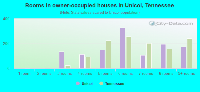 Rooms in owner-occupied houses in Unicoi, Tennessee