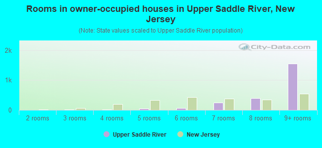 Rooms in owner-occupied houses in Upper Saddle River, New Jersey