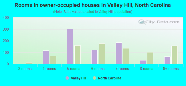 Rooms in owner-occupied houses in Valley Hill, North Carolina