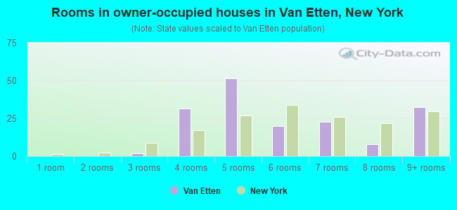 Rooms in owner-occupied houses in Van Etten, New York