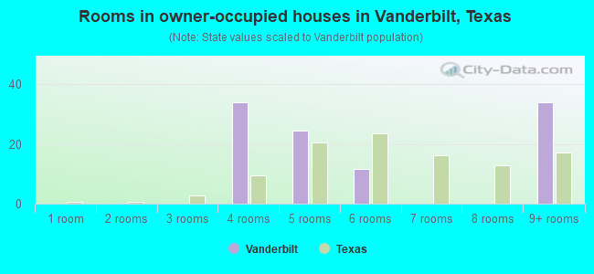 Rooms in owner-occupied houses in Vanderbilt, Texas