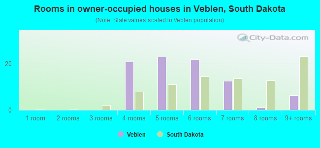 Rooms in owner-occupied houses in Veblen, South Dakota