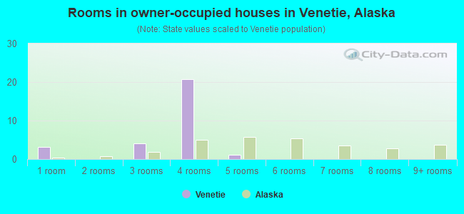 Rooms in owner-occupied houses in Venetie, Alaska