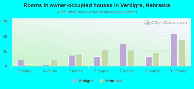 Rooms in owner-occupied houses in Verdigre, Nebraska