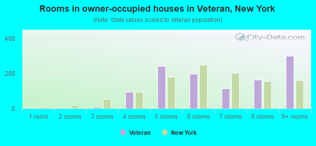 Rooms in owner-occupied houses in Veteran, New York