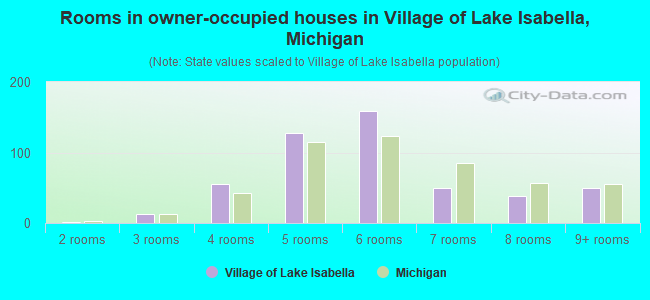 Rooms in owner-occupied houses in Village of Lake Isabella, Michigan