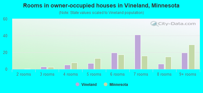 Rooms in owner-occupied houses in Vineland, Minnesota