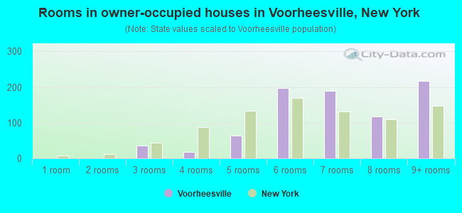 Rooms in owner-occupied houses in Voorheesville, New York