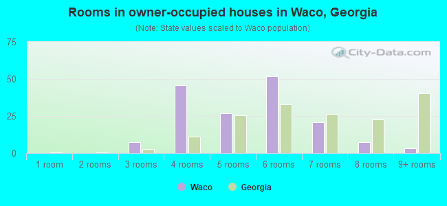 Rooms in owner-occupied houses in Waco, Georgia