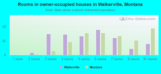 Rooms in owner-occupied houses in Walkerville, Montana