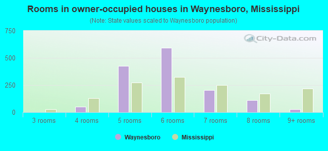 Rooms in owner-occupied houses in Waynesboro, Mississippi