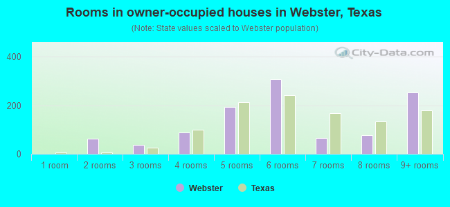 Rooms in owner-occupied houses in Webster, Texas
