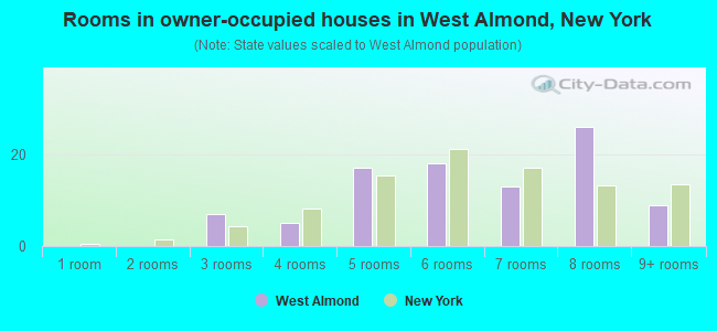 Rooms in owner-occupied houses in West Almond, New York